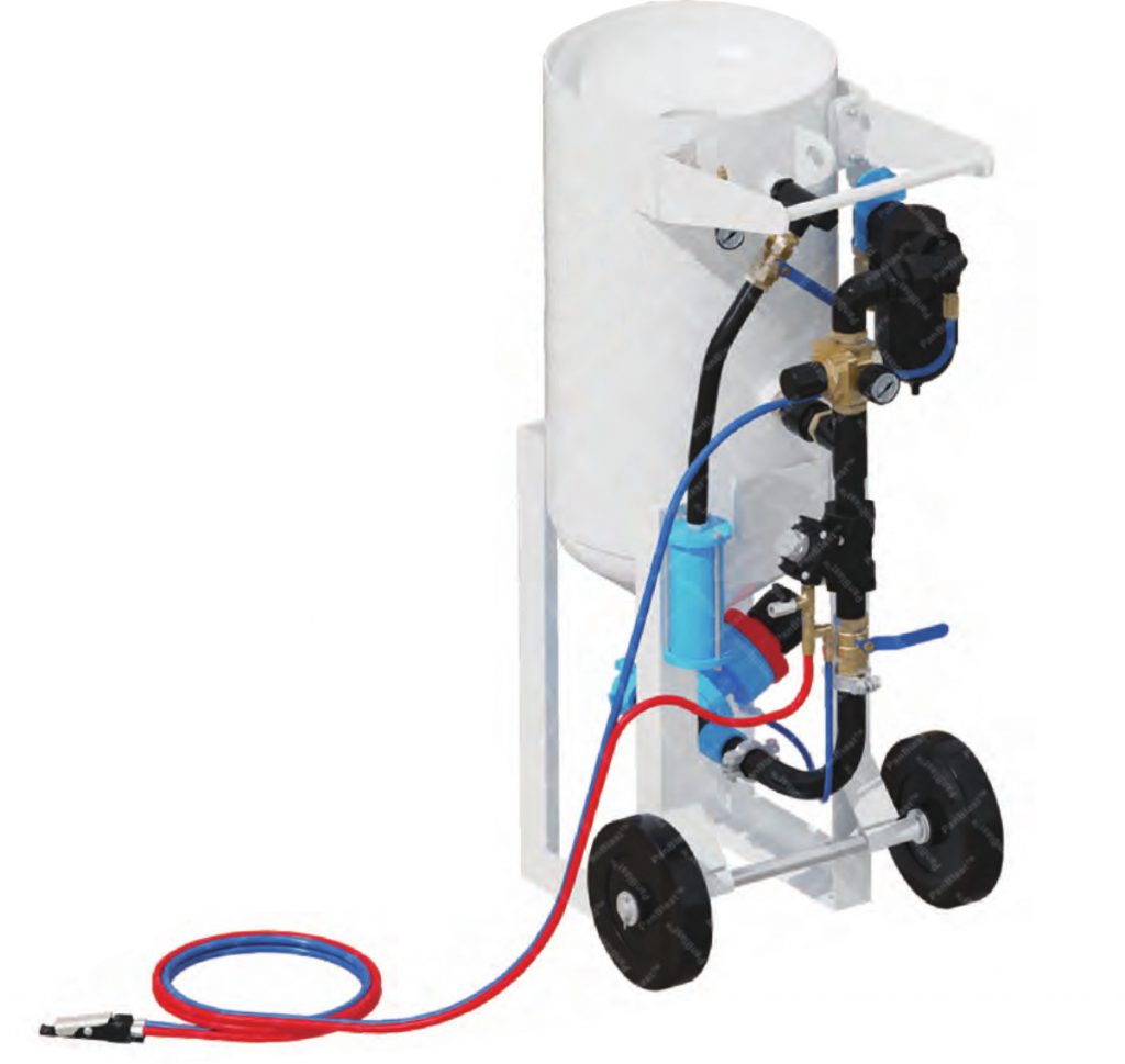 300lb Sandblasting Pot Industrial Minerals (NZ) Ltd