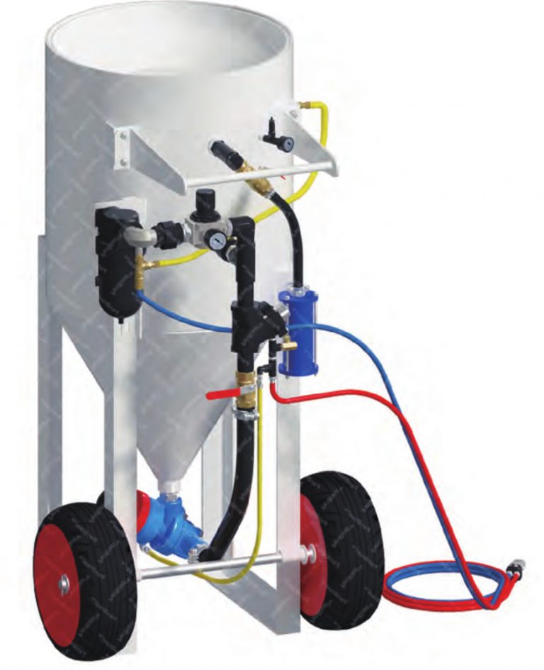 Plastic Media Blast Pot Industrial Minerals (NZ) Ltd