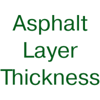Asphalt Layer Thickness