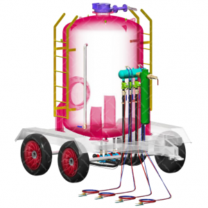 Bulk Sandblasting Pot Trailer - Image 2